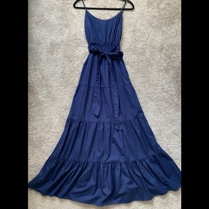 Michael Kors Cotton Tiered Maxi Dress XS